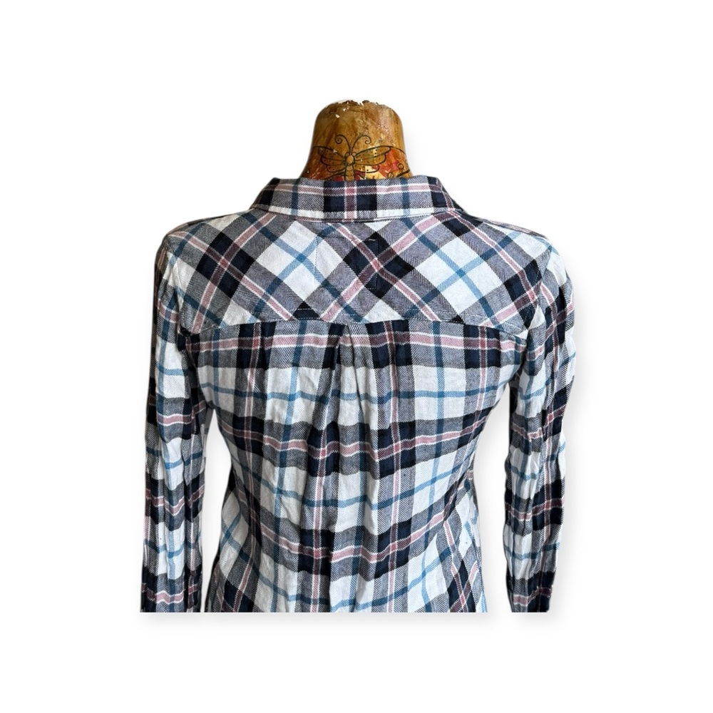 Rails plaid top button down long sleeve XS casual comfortable - Picture 5 of 9